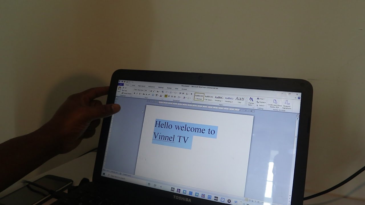 How To Write A Letter On Your Pc And Print The Letter Out To Send