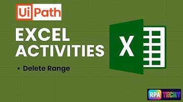 UiPath Excel Automation | Delete Range Activity Explained with Real-Time Example