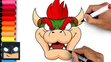 How To Draw Bowser for Beginners