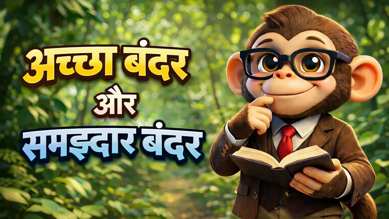 Achcha Bandar Or Samajhdaar Bandar || Jungal Ke Bandar Ki Kahani || 