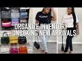 ORGANIZING INVENTORY + UNBOXING NEW ARRIVALS | BOSS BABE SERIES | Troyia Monay