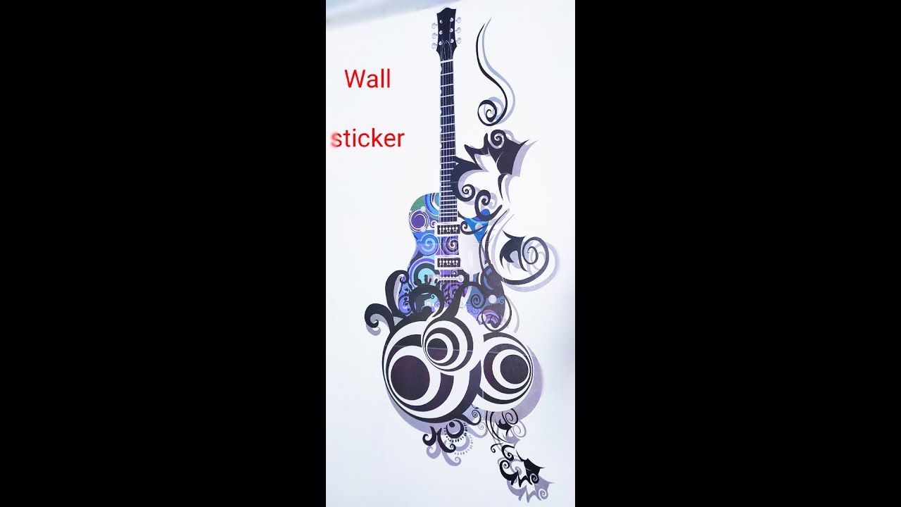Wall sticker Amazing Guitar wall sticker.. from Flipkart 🔥 ️ YouTube