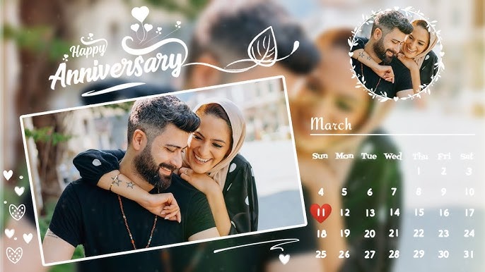 Free Happy Anniversary Slideshow Video Template (Customizable) - FlexClip -  YouTube