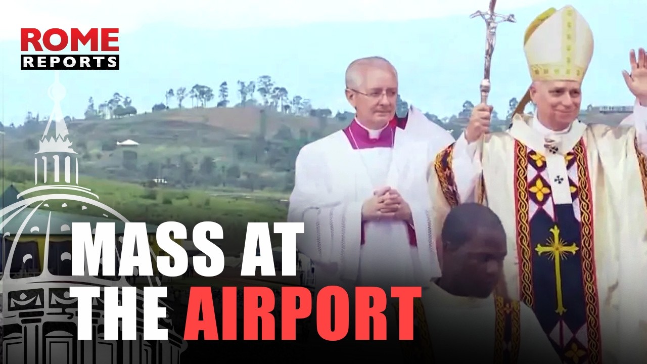 Eucharist on the RUNWAY? POPE LEO CELEBRATES MASS at CAMEROON AIRPORT