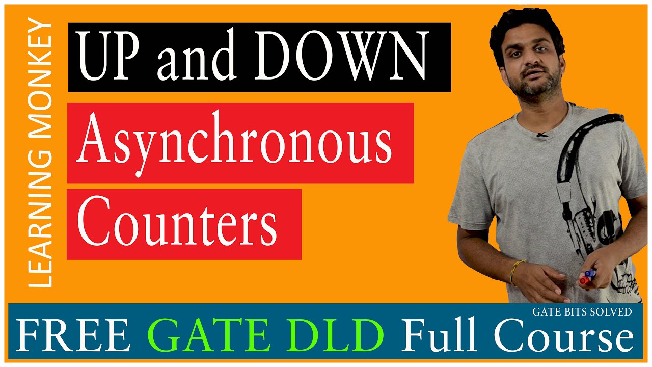 UP and DOWN Asynchronous Counters || Lesson 130 || Digital Electronics ...