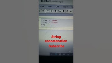 String concatenation in python | #Shorts