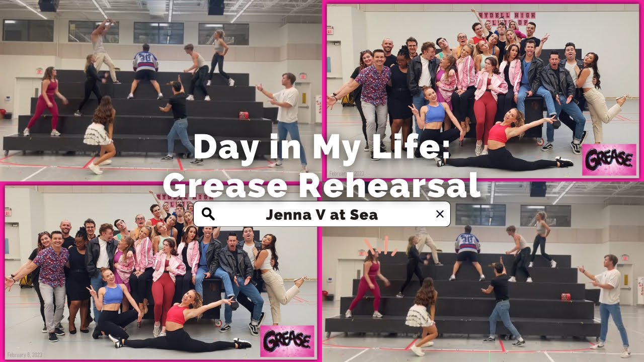 Day in my Life: Grease Rehearsal Day | Jenna V at Sea Ep. 4