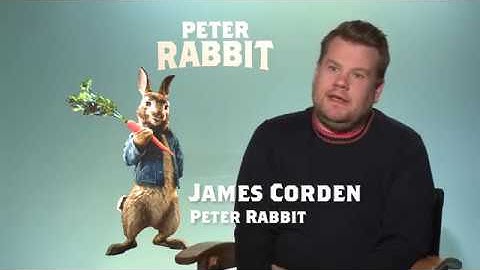 PETER RABBIT - Interviews (James Corden, Domhnall Gleeson, Rose Byrne, Elizabeth Debicki)