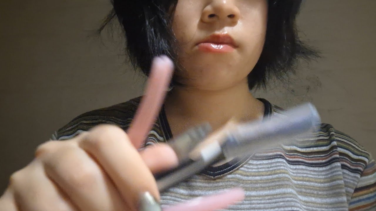 Asmr shaving your face hair and eyebrows (soft spoken)🪒