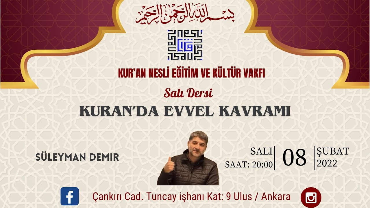 KURANDA EVVEL KAVRAMI