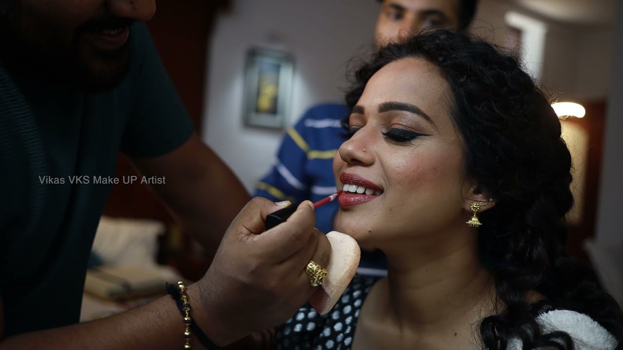 Kerala Viral Couples Valmakry Kyatgirl wedding makeup Vikas Vks - YouTube