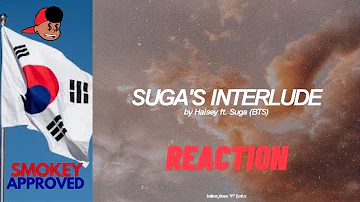 Suga's Interlude (English) Lyrics | Halsey ft. Suga  #bts #btsreaction #btsarmy