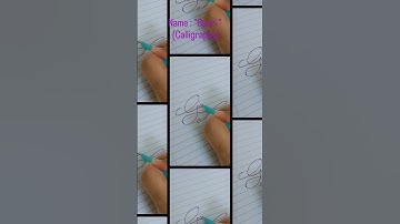 Name: "Gauri" calligraphy#calligraphy #calligraphyart#yt#cursive #cursivehandwriting #dgmcalligraphy