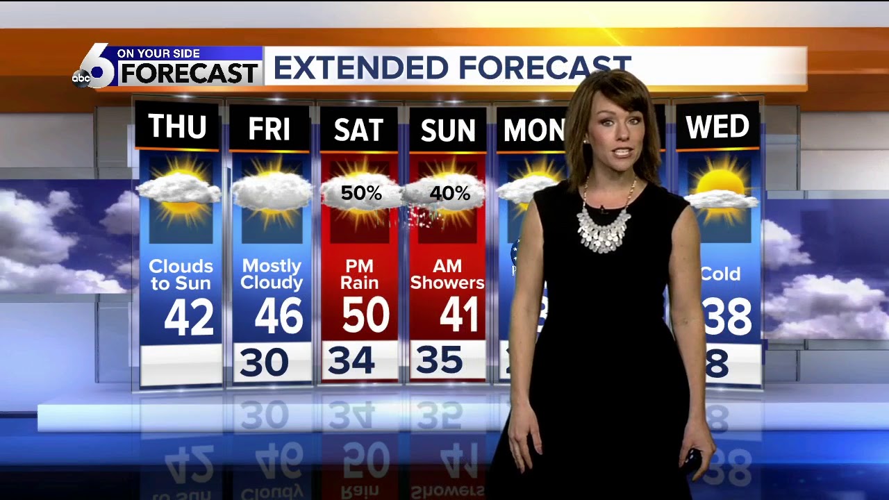 Breezy and cold Thursday with more rain and snow arriving over the ...