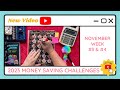 Budgeting Money Savings Challenges - November Weeks 3 & 4 - TracEy Monster Savings on Etsy & Payhip