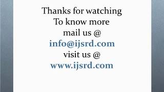 IJSRD | Call For paper | Research Paper publication | how to publish paper