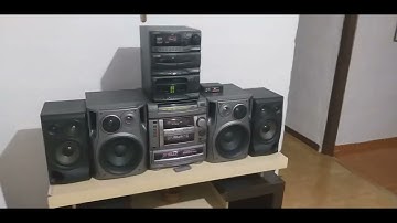 Duas relíquias, Gradiente AL10 e Aiwa NSX F15, potência!!!!