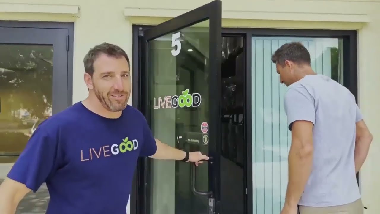 LIVEGOOD Warehouse Tour by CEO Ben Glinsky & Dr  Ryan Goodkin