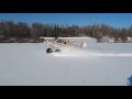 Plane Does Donuts In The Snow