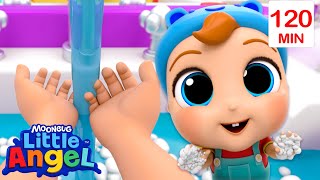 How To Wash Your Hands  Tutorial | Bingo and Baby John | Little Angel Nursery Rhymes + Kids Songs