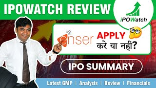 Enser Communications Limited IPO Review - Apply or Not? #ensercommunicationsipo #newipo #ipowatch screenshot 2