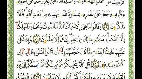 سورة الجاثية 45 - 114 شيرزاد عبد الرحمن طاهر - قراءة مرتلة