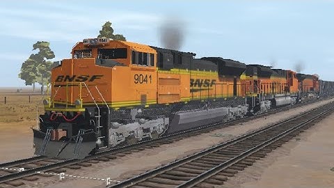 Trainz 3 BNSF SD70ACe #9041 pass by