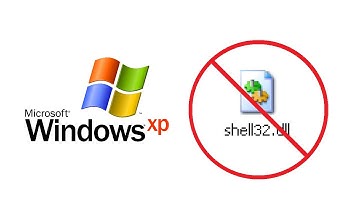Deleting shell32.dll from Windows XP.