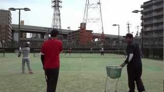 20130330 みんなとテニスぅ～6。