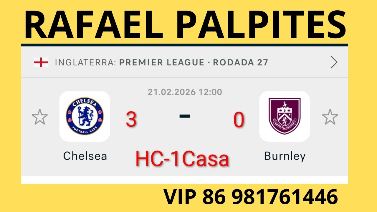 PALPITES DE FUTEBOL COM PLACAR EXATO +BILHETE PRONTO PARA ESTE SÁBADO 2102/2026