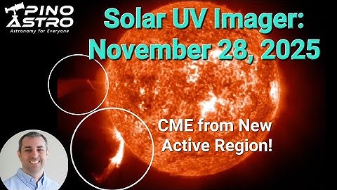 SUVI: Nov 28, 2025 #PinoAstro - Solar UV Imager - Flares & Coronal Holes!