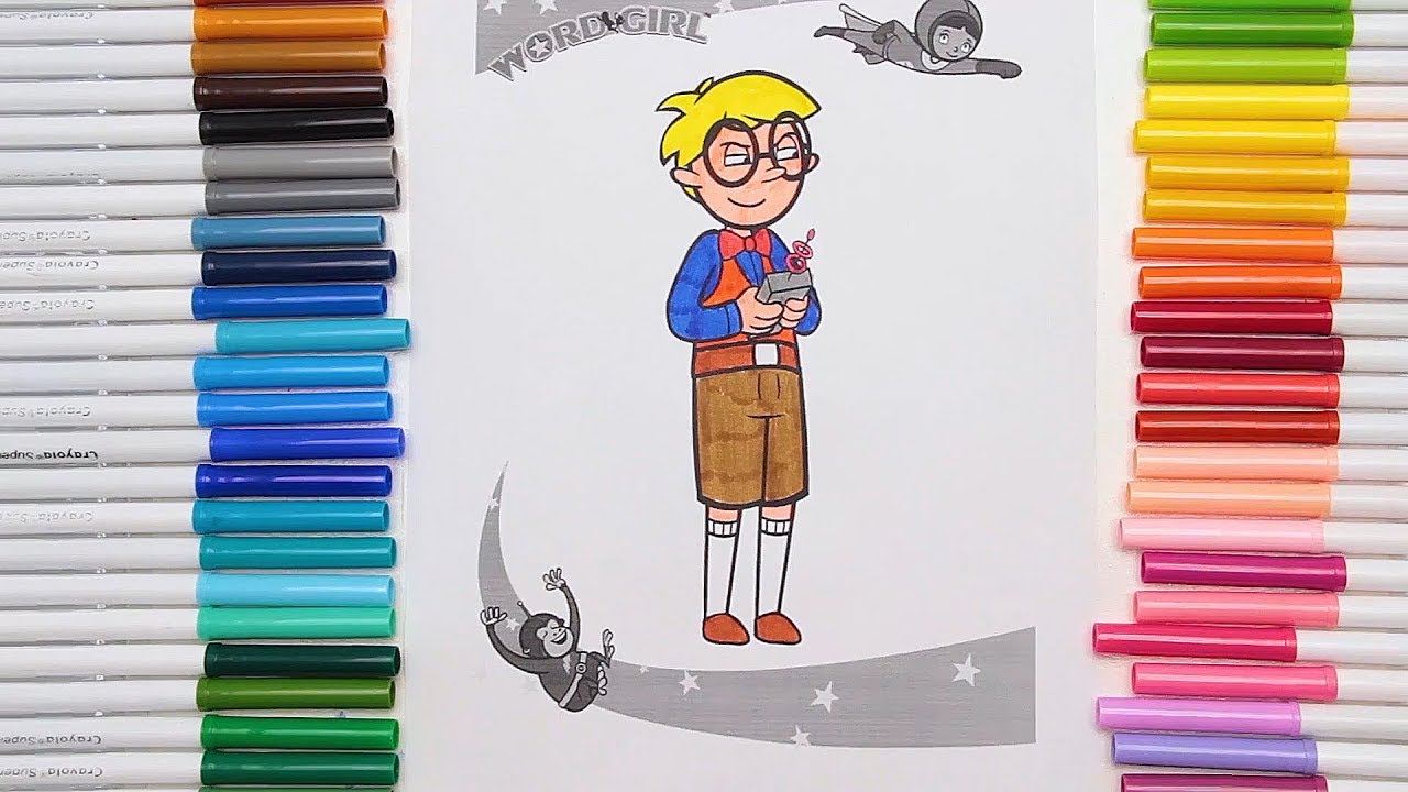 Coloring Word Girl's Tobey!