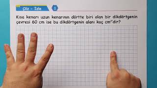 ÇÖZ İZLE-1 ALAN ÖLÇÜYORUZ PROBLEMLER