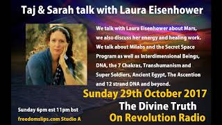 Taj & Sarah Adams talk with Laura Eisenhower on The Divine Truth on Revolution Radio