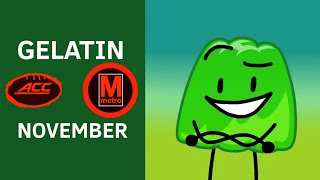 Gelatin Dont Eat To Much Eli Reactedback With A Deleted Scene Bfb Character Of The Month Gelatin