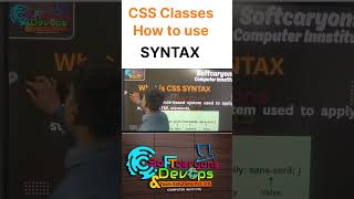 CSS Classes | SYNTAX | By-Mohit kumar