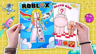 [🐾paper diy🐾] Roblox Angel 로블록스 Rich and Poor Outfit Unbox ASMR Blind Bag블라인드백 #Enid #Wednesday