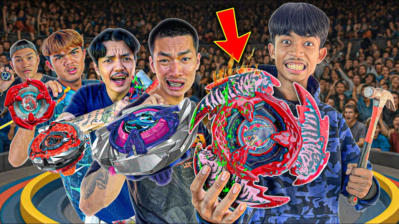 แข่งเบย์เบลดแปลก กับ แก๊งบ่าวอาม!!