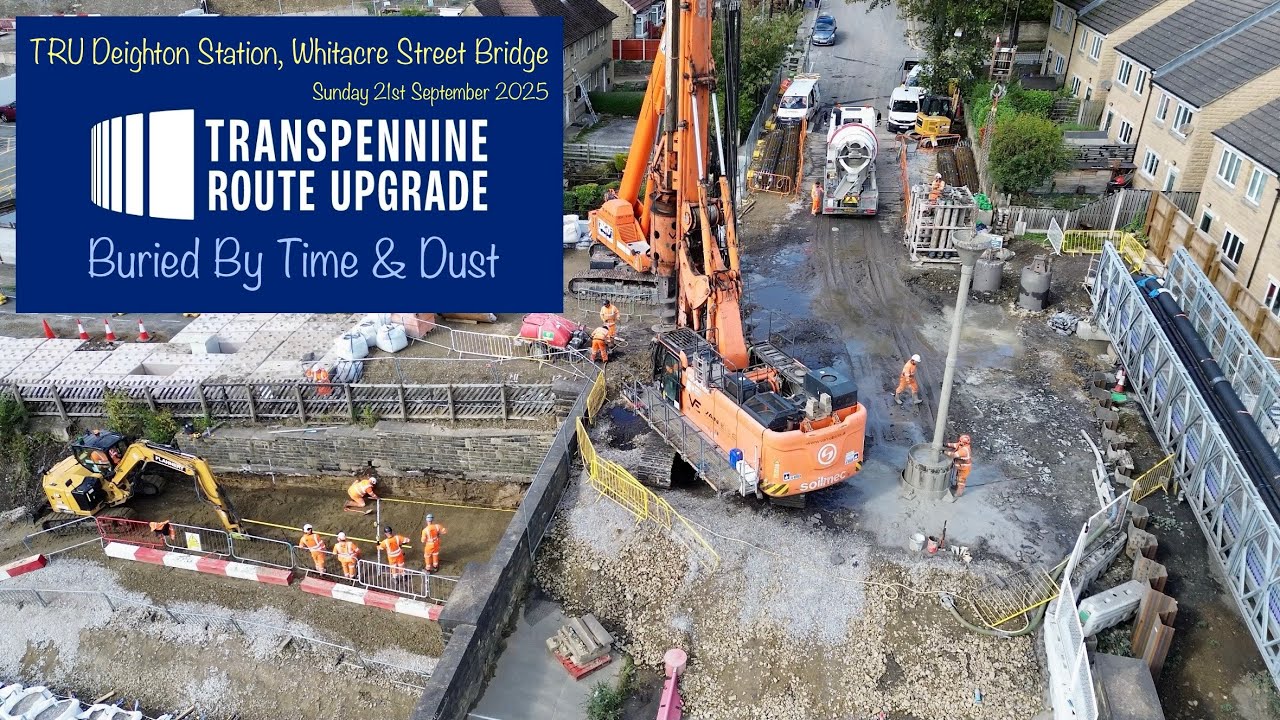 TRU Deighton Station, Whitacre Street Bridge Work. 21/09/25.
