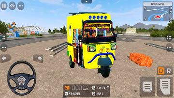 Bussid - Bus Simulator Indonesia | New Auto Rickshaw Mod for Bussid - Android & IOS Gameplay 2023