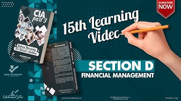 CIA Exam Part 3 Business Knowledge for Internal Auditing 15th Learning Video