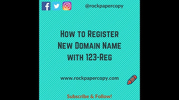 How to Buy Domain Name with 123-Reg