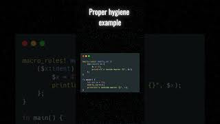 Rust Macro Hygiene #rust #coding #programming #devtips #learnrust