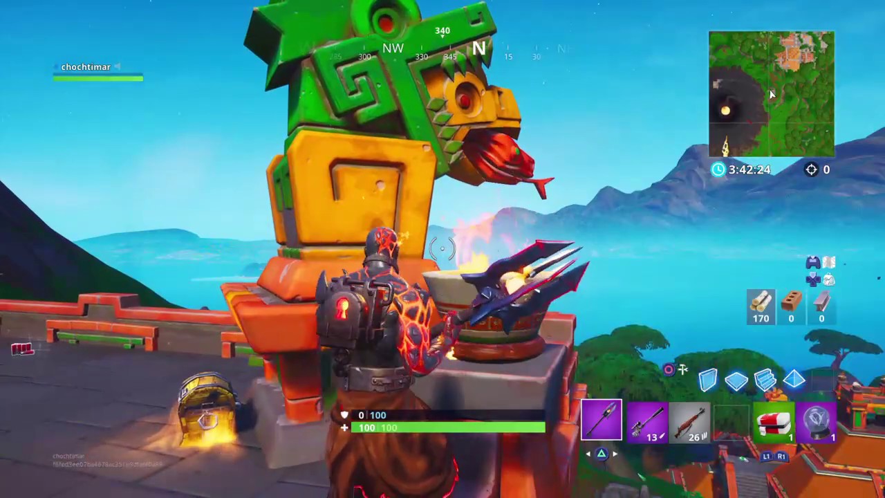 Fortnite Volcano & Sunny Steps Tour w/ Prisoner