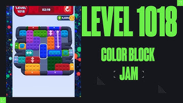 Color Block Jam Level 1018 - Ultimate Strategy & Solution!