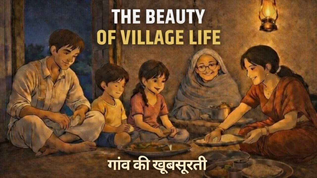 Life in a Village Mud House | A Timeless Morning गाँव के कच्चे घर में जीवन – एक सुकून भरी सुबह.