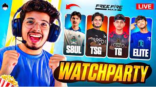 🔥GRAND FINALS [] TSG vs NG vs ELITE [] TSG JASH Watch Party LIVE 🇮🇳 IS BACK | FREE FIRE LIVE screenshot 5