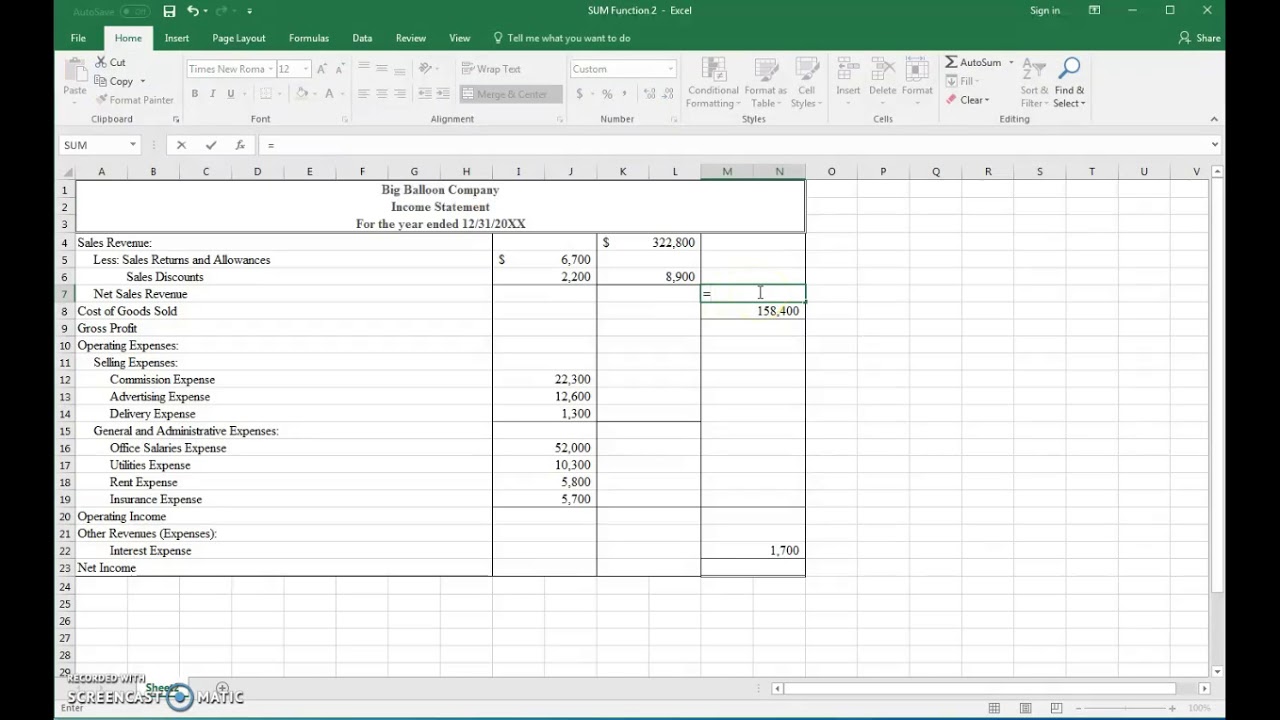 where is teh single accounting underline in excel