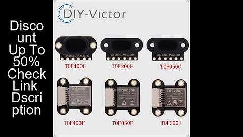 VL6180X/VL53L0X/VL53L1X Time-of-Flight (ToF) Laser Ranging Sensor Built-in MCU Algorithm TOF050F/C T