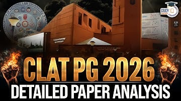 CLAT PG 2026 Detailed Analysis | CLAT Analysis | StudyIQ Judiciary